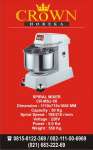 CROWN SPIRAL MIXER CR-MSJ-50