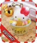 Sanrio Gotouchi Hello Kitty Izu Limited Tokoroten Netsuke Cell Phone Strap