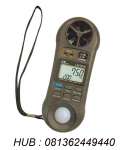 081362449440 Jual 4 In 1 Professional Instrument Type LM8000 ( Anemometer, Hygrometer, Thermometer and Light meter)