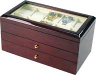 Watch Case With 2 Drawer And Glass Top(WC004)