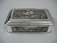 Silver Wedding Jewelry Box