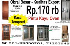 Pintu Kayu Nyatu Oven &amp; Pinus Oven