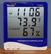 NICETY TEMPERATURE HUMIDITY AND TIME TH-802