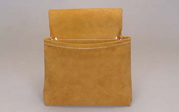 Single Pouch Strong Suede Split Leather