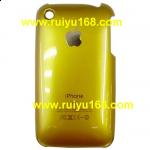 Plastic Case Cover Holder for Apple iPhone 3G (Gold)