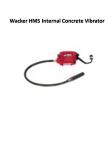 Wacker HMS Internal Concrete Vibrator