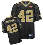 2010 superbowl New Orleans Saints 42 SHARPER black Youth Jerseys