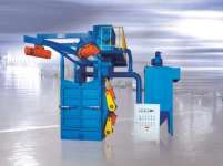 Q37 series overhead rail spinner hanger shot blasting machine