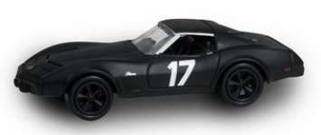 Johnny Lightning 1/ 64 - Forever 64 - ' 75 Chevy Corvette - Black