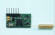 Mini-size Wireless RF Transmitter TTL Interface 1km Distance