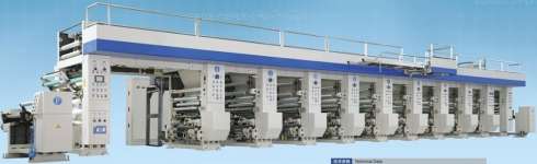 Rotogravure printing machine