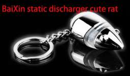 novel gift static discharger cute rat