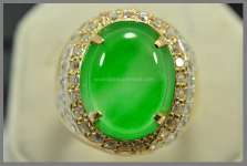 Batu Mulia Breathtaking Green Jade ( JD 018)