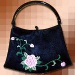sell silk and embroidery handbag from Vietnam