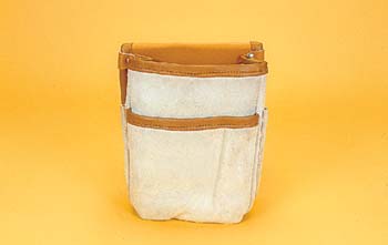 Single Pouch Strong Suede Split Leather