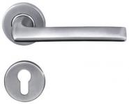 Solid lever handle