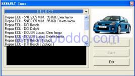 Renault IMMO Repair