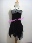 Leopard Dress - hitam