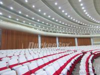 Durkeesox blends itself into terrace ceiling in the hall of China University of Geosciences