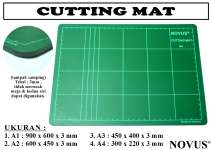 Cutting mat / alas pemotong kertas ukuran A1,  A2,  A3,  A4 merk NOVUS