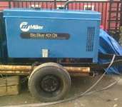 Jual dan Sewa/ Rental Mesin Las diesel 400 Amp type Miller Engine Big Blue 401 DX