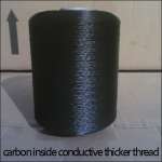 carbon-inside conductive extraordinarily thick thread
