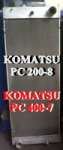 Radiator KOMATSU PC 400-7,  PC 200-8