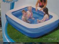 BLue Rectangular family pool 54005