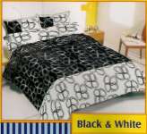 Bedcover Black & white