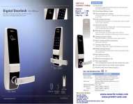 Door Lock Digital ; Password / Chip Key / Card / Remote