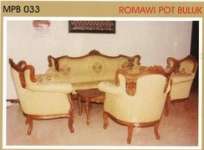 SOFA ROMAWI POT BULUK SET 3 + 1 + 1 + 1 ( CODE : MPB - 033 )