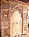 Pintu Gapura Gebyok Ukir Jati Antik Model Kudus 3D IM20