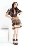 Korean Dress 34881 dress Coffee