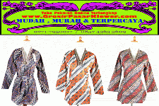 Blus Batik Kerja Anne WB6764 GrosirPasarKlewer