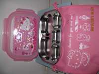 lunch box stainless hello Kitty persegi panjang