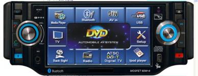 4.3inch DVD+ TV+ RDS+ DIVX+ USB+ Touch+ Bluetooth