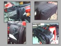 Sidebag SPEEDE + sarung anti air....muat 1 helm fullface uk.XL