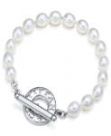 Tiffany Toggle Link Bracelet with Cultured Fresh Water Pearls,  925wholesaler,  Tiffany jewelry manufacturer and wholesaler