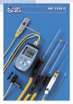 THERMOCOUPLE THERMOMETER WITH TWO INPUTS HD2328.0,   Merk : DeltaOhm