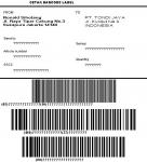 contoh 1 Pencetakan Label Barcode