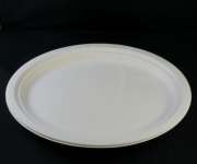 eco-friendly pulp moulded tableware - 12.5" Oval plate