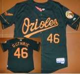 Baltimore Oriole # 46 Guthire Black Jersey