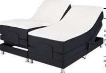 Double adjustable boxspring bed 180X200