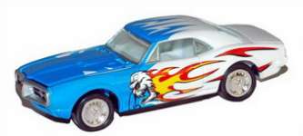 Johnny Lightning 1/ 64 - 40th Anniversary - ' 67 Pontiac Firebird - Blue/ White