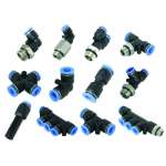 Pneumatic fittings,  Push in fittings,  One touch tube fititngs