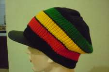 Rasta hat with leather
