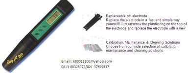 pH52 Waterproof pH / Temperature Tester with replaceable electrode ,  Hp: 081380328072,  Email : k00011100@ yahoo.com
