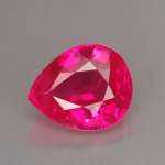 lab created ruby /ruby gems/ruby created gemstones/created corundum beads/ruby pear cut (ella@sme-gems.com)