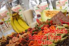 D' Jackals Banana Chips Waffle - Keripik Pisang