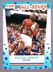 Michael Jordan Fleer 1989-90 All Stars
